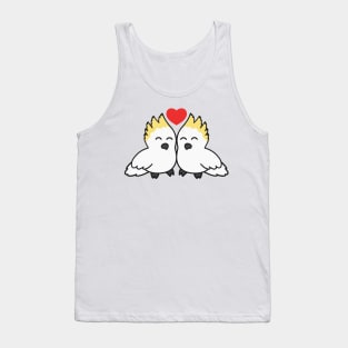 White Cockatoo Love Tank Top